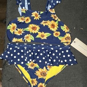 (2) Little Girls Bikini Sets Sizes 4/5